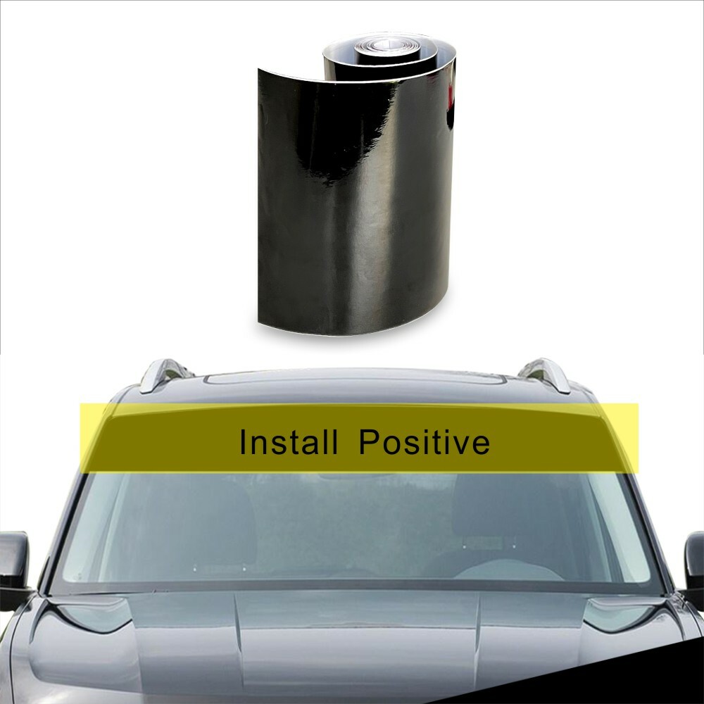 Auto Car Front Windshield Sunshade Decal Window Sunstrip Sticker Waterproof