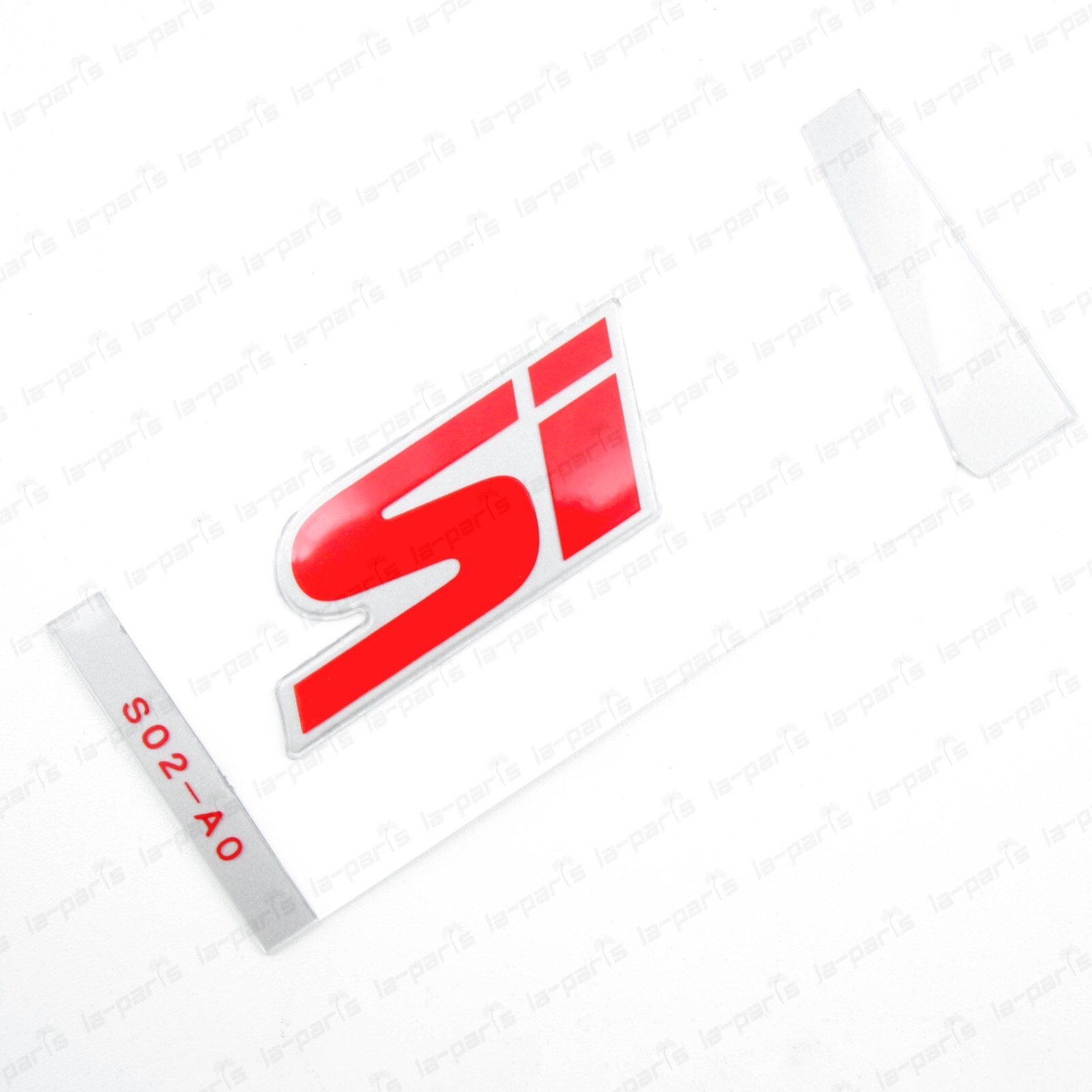 GENUINE HONDA 99-00 CIVIC COUPE SI EM1 REAR RED SI TRUNK BADGE REAR EMBLEM