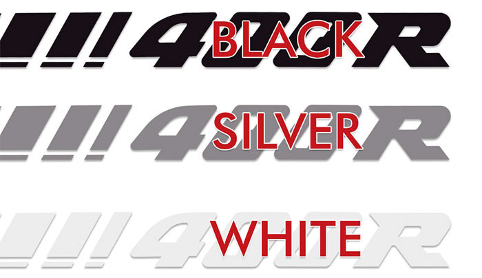NISMO INSPIRED 400R BODY STRIPE DECAL KIT : FITS NISSAN SKYLINE R33