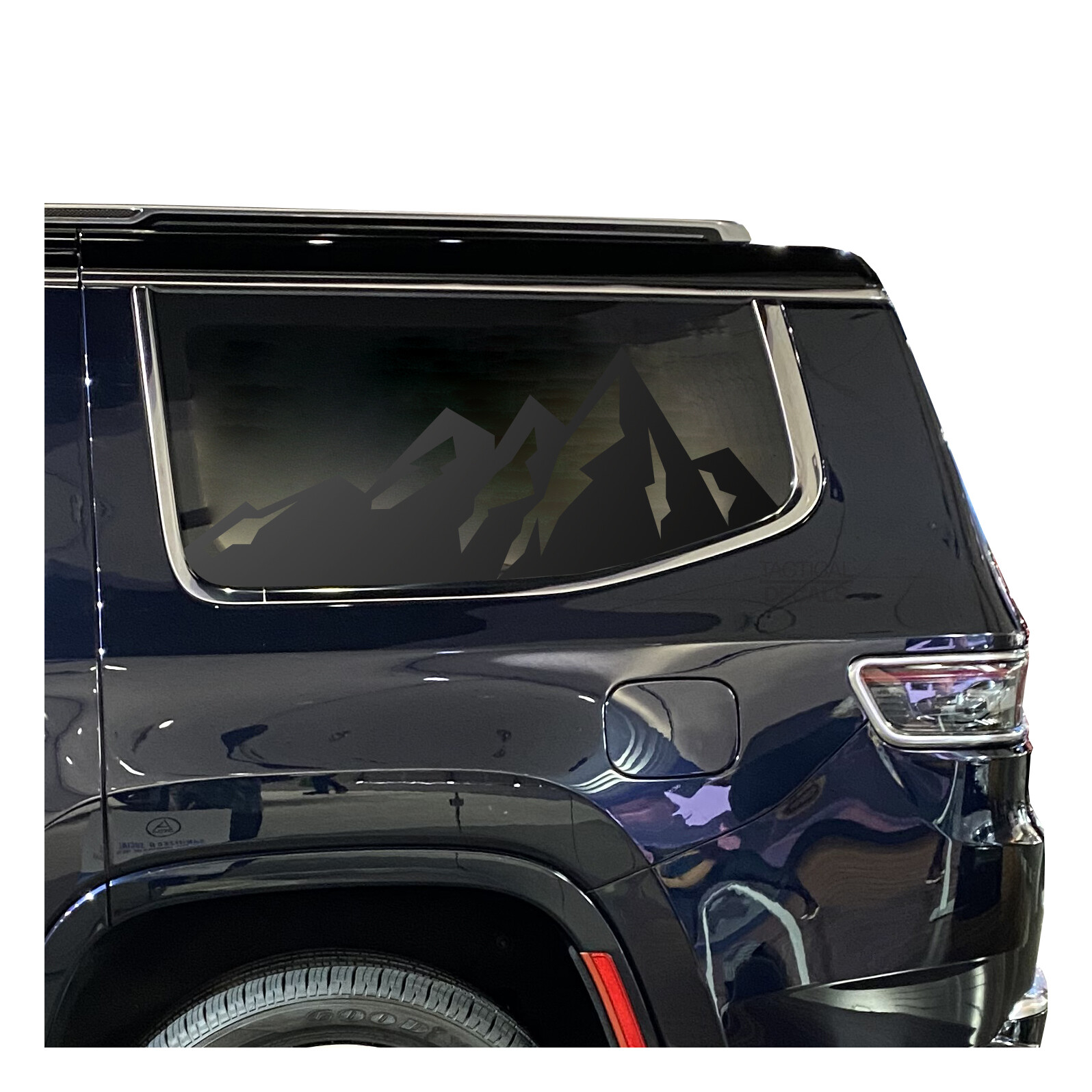 Mountain Scene 2 Design Decal Fits 2022 – 2023 Jeep Grand Wagoneer GW1-BX2