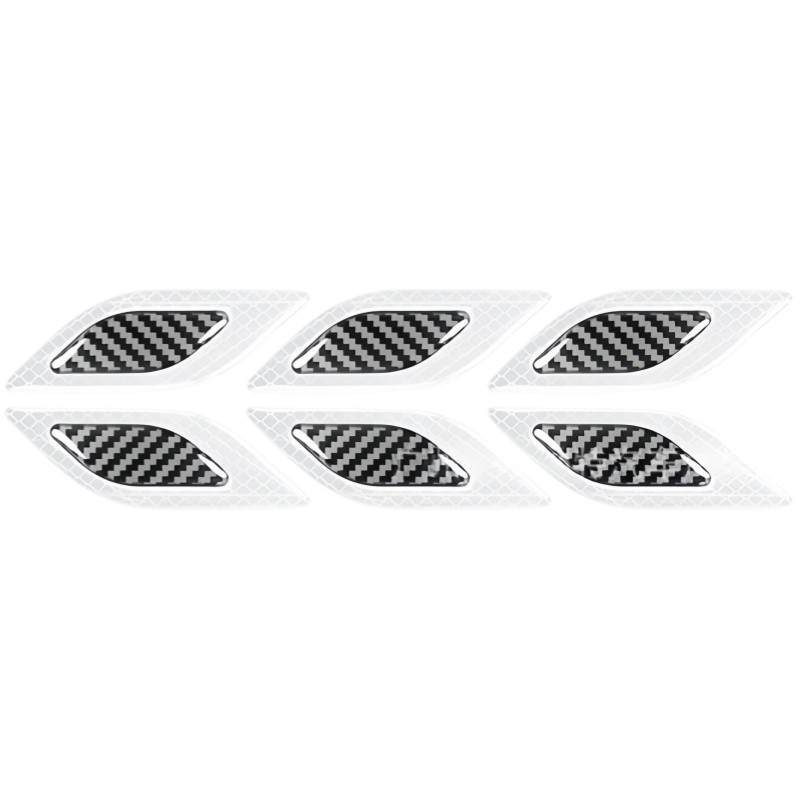 White-Black Car Door Handle Bowl Anti-Scratch Sticker Protector Trim
