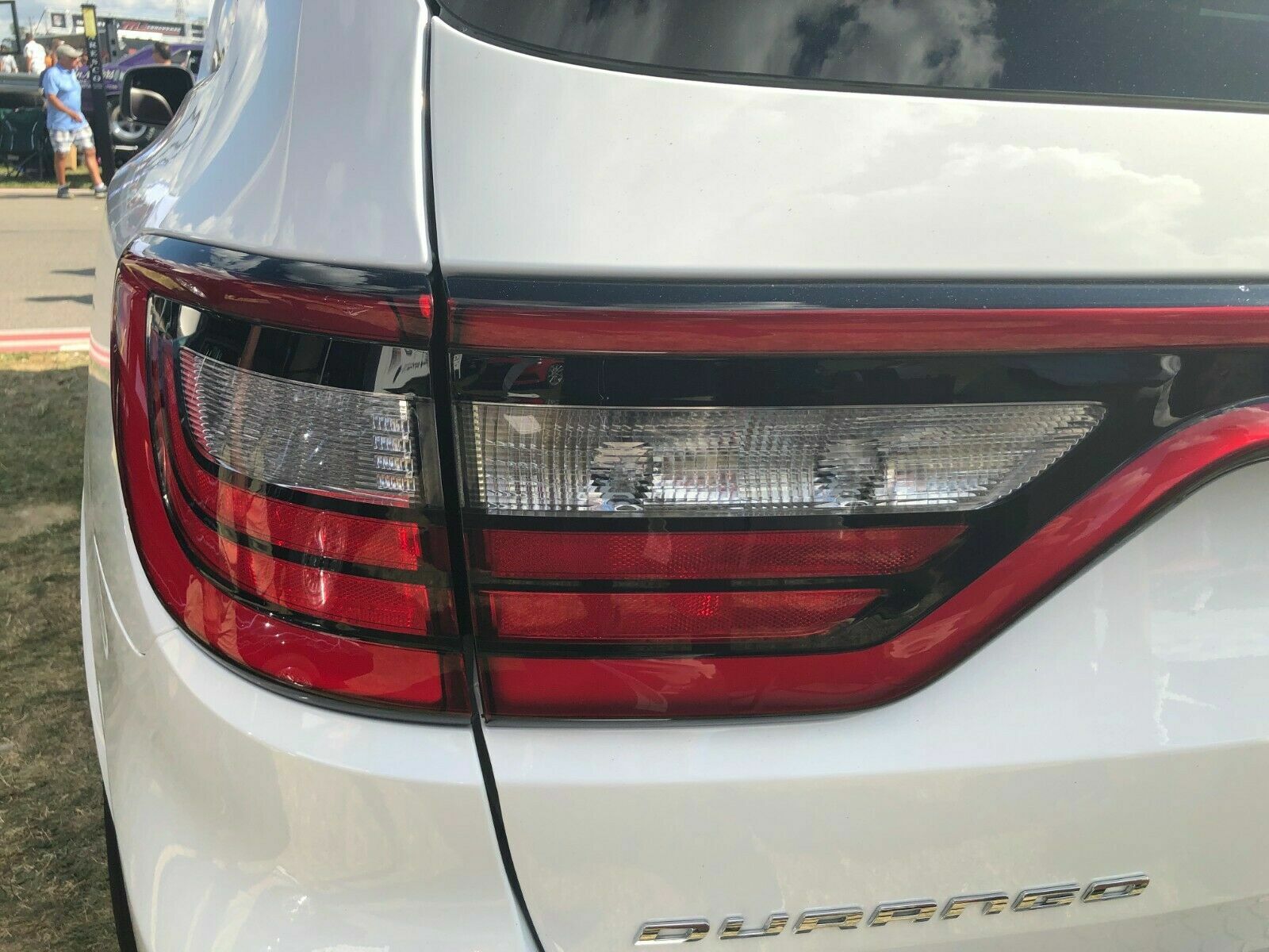Taillight Tint Overlay Half Kit For 14- 23 Dodge Durango Tint Kit LUXE