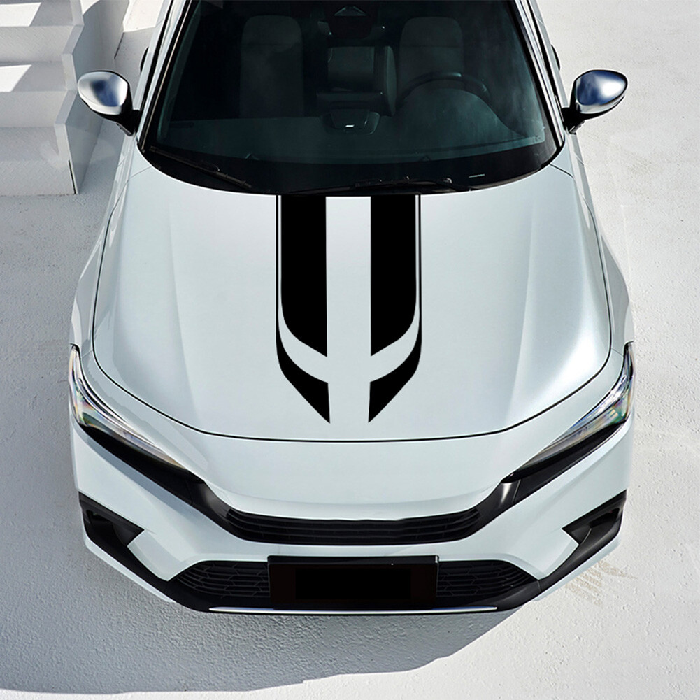 Universal Car Hood Sticker Racing Body Decal Side Modified Stripe Exterior Decal