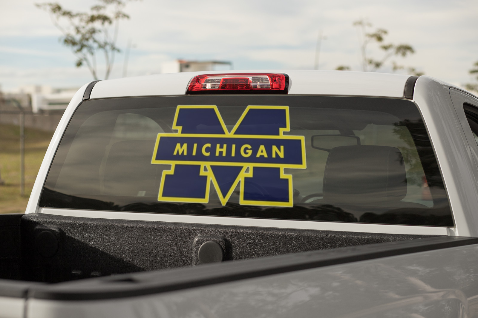 Michigan Car Window Vinyl Decal Sports Graphic U of M Laptop Sticker Football