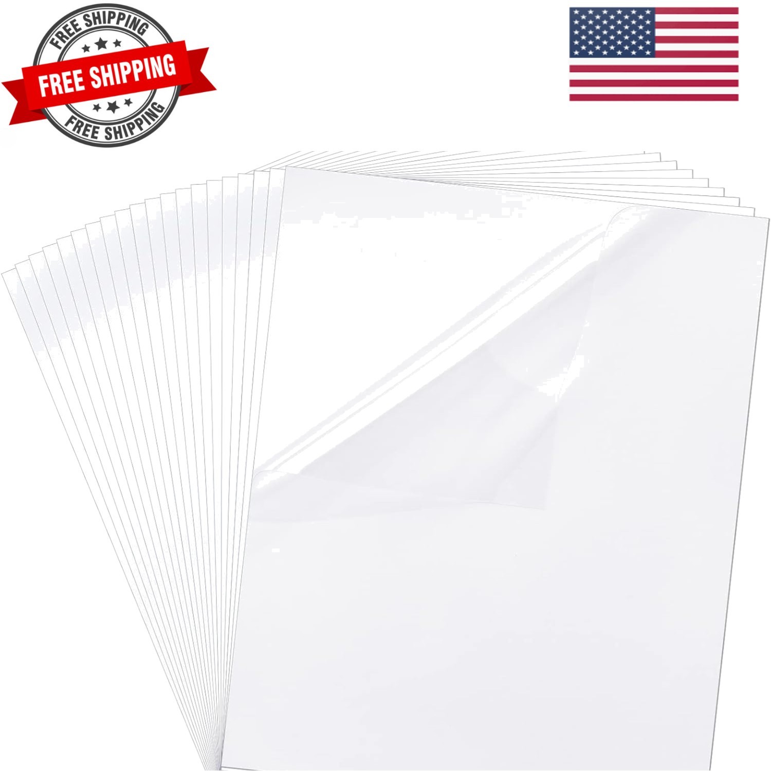 20 Pcs Car Windshield Sticker Applicator Bulk 5 x 6 Inch Static Cling Window …