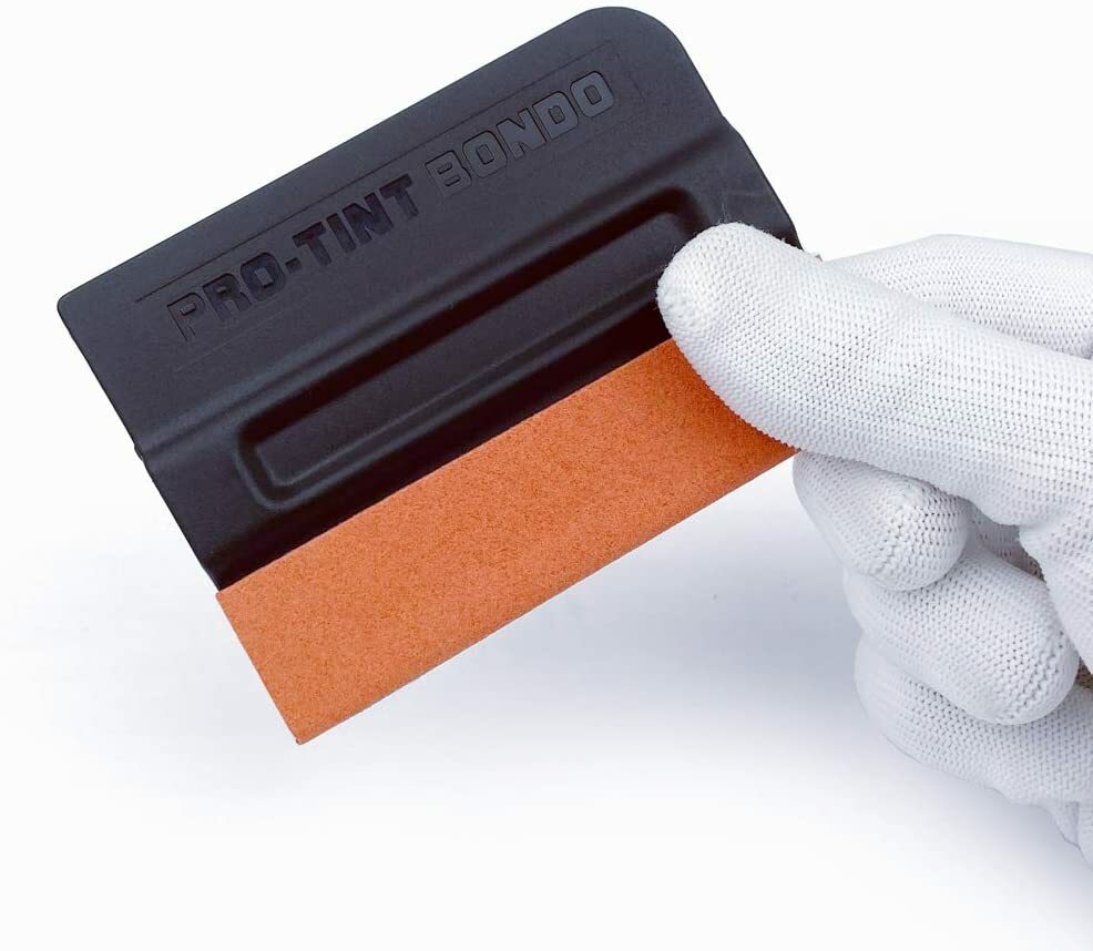 Suede Felt Magnet Squeegee Pro-tint Bondo Car Film Vinyl Tools Wrap Window Tint