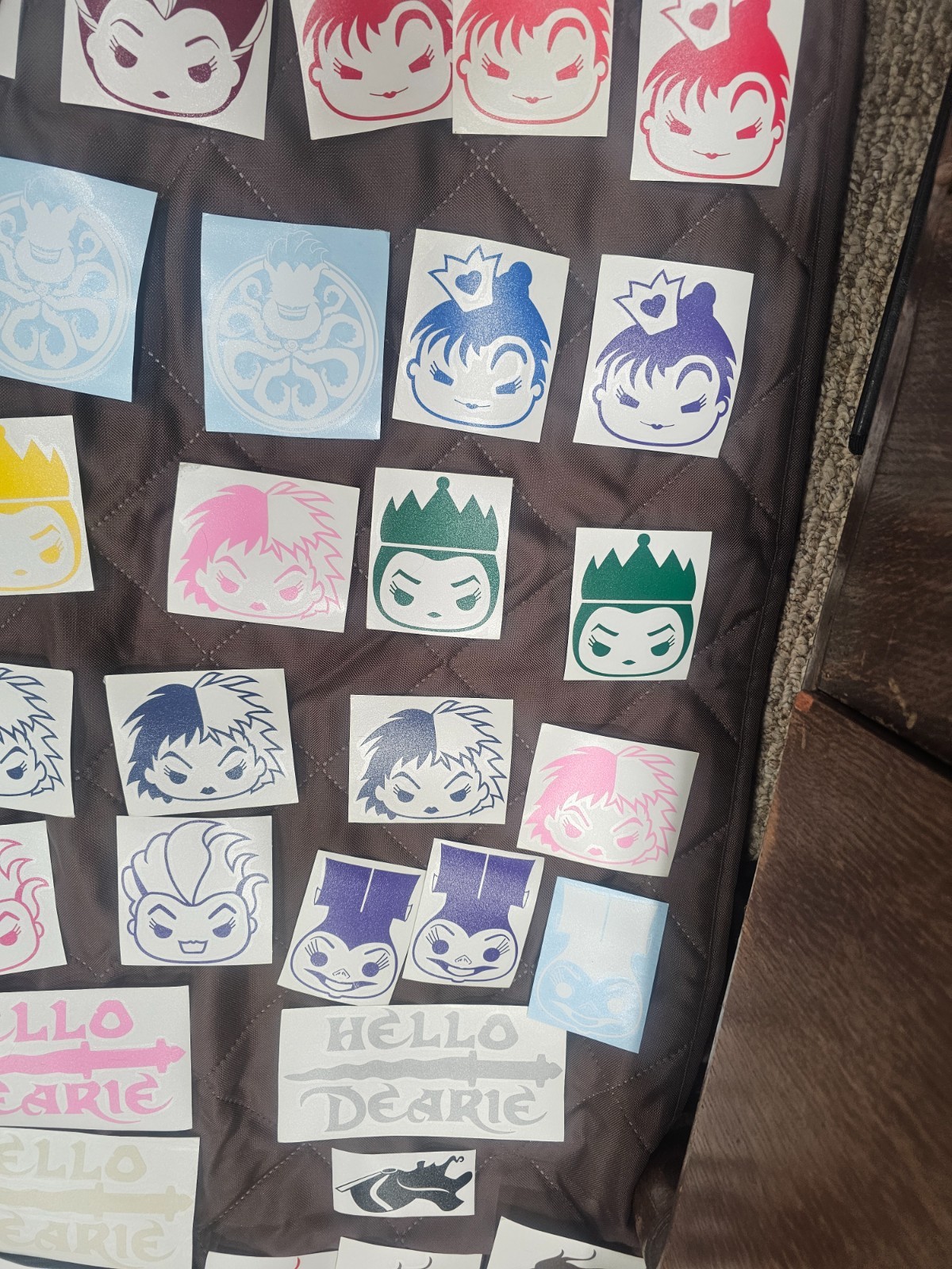 Disney a Lot of 227 disney villains window decal stickers car disney