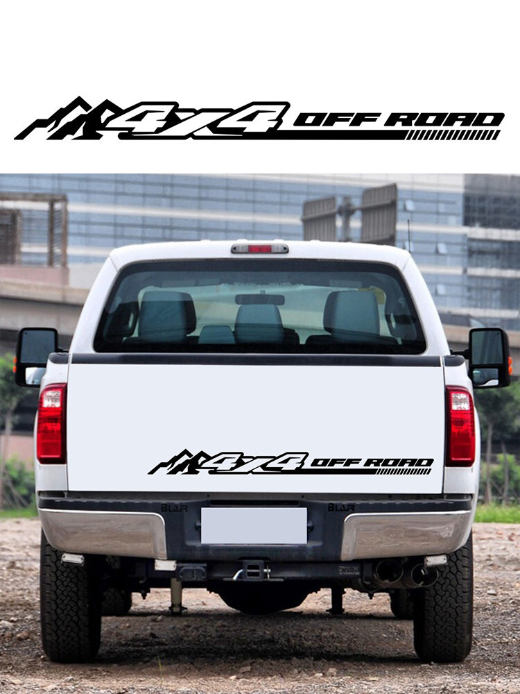 Car Sticker Decals 4×4 Offroad Mountain Graphic Decoration Black DIY Waterproof