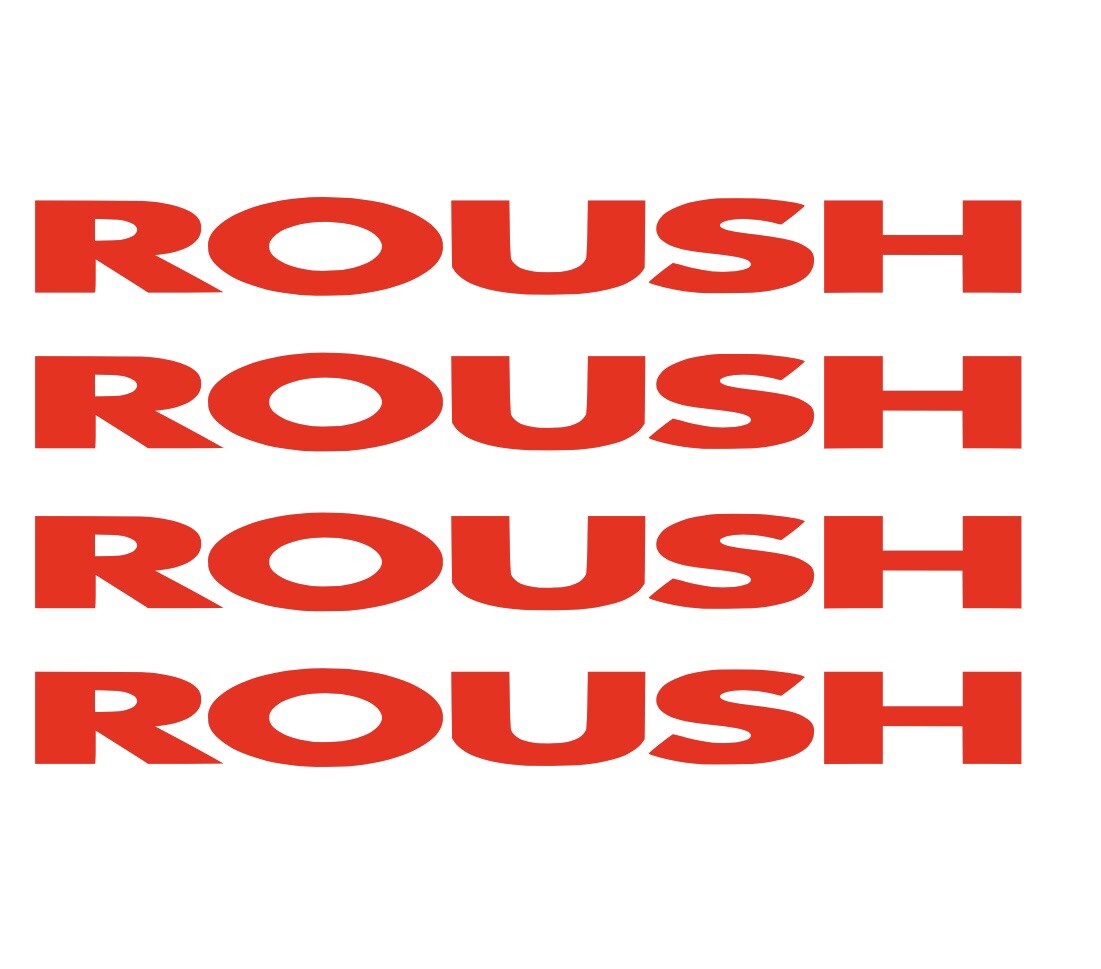 ROUSH Wheels Rims Vinyl Decal Set of 4 You Pick Color