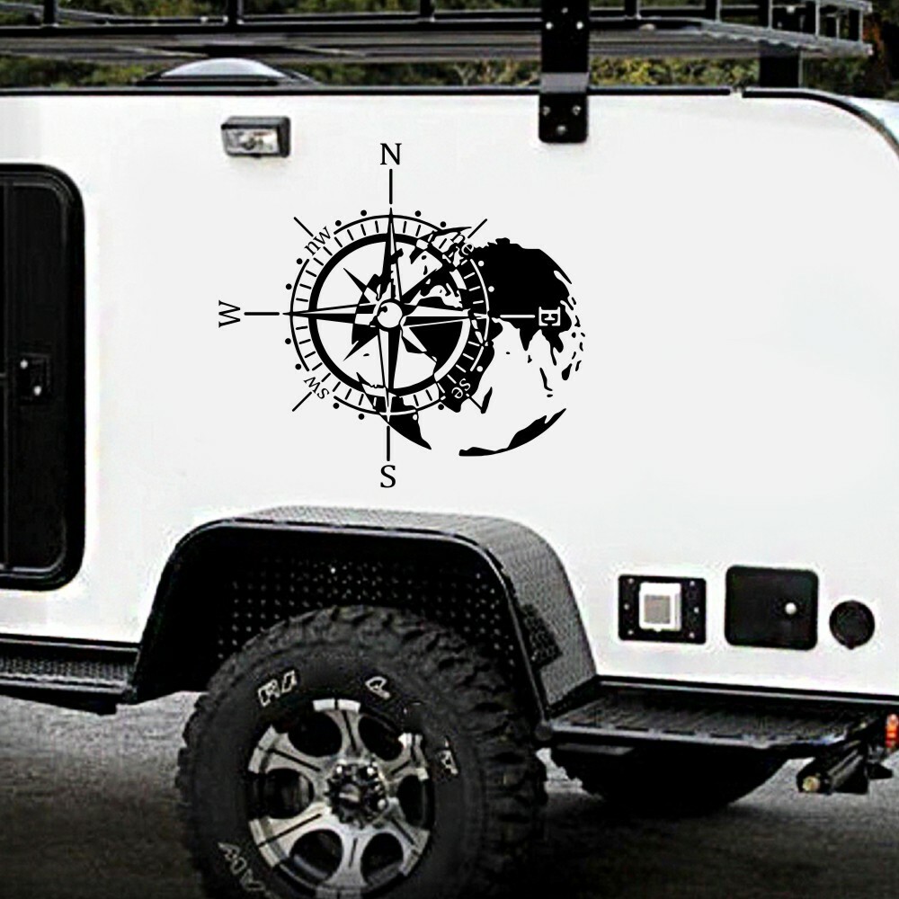 Vinyl Decal Compass Totem Graphics Sticker Waterproof For Car Truck Universal