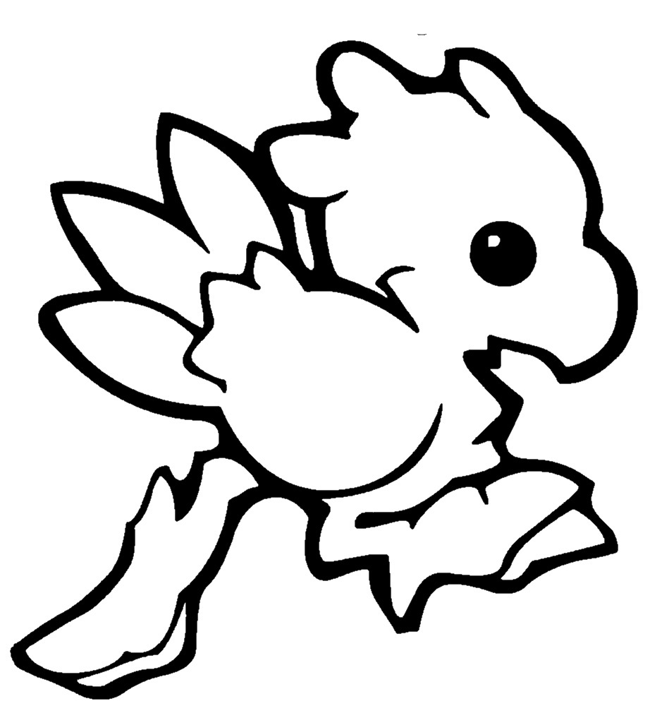 Decal Vinyl Truck Car Sticker – Video Game Final Fantasy Baby Chocobo