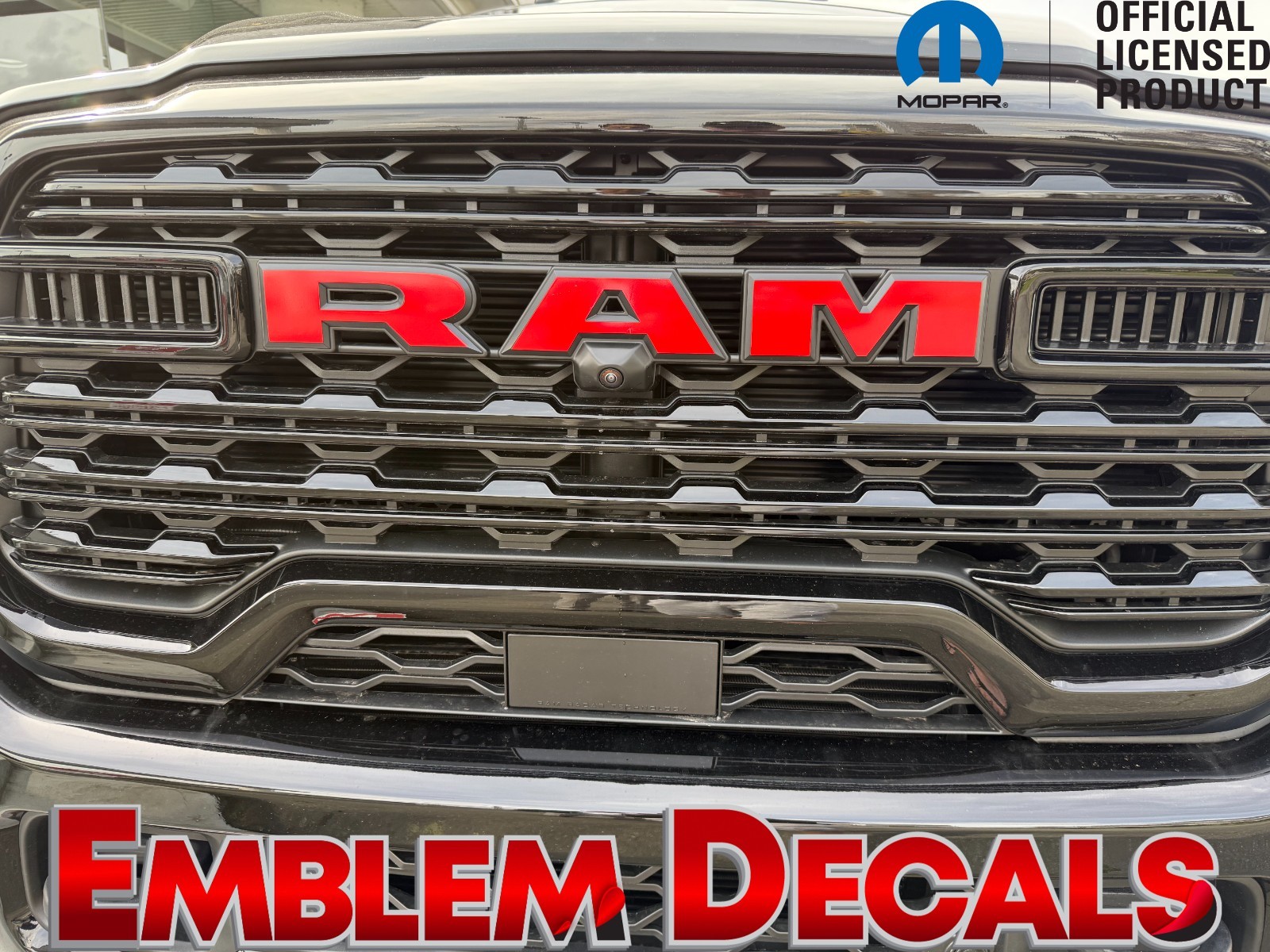 RAM 2500 DT Grill Emblem Decals 2025 2026