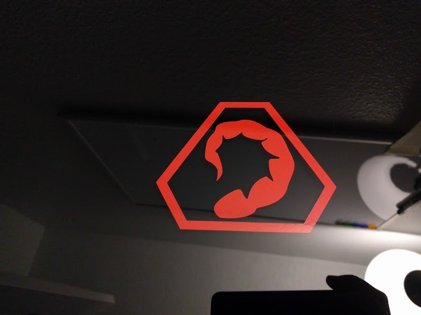 2 Pack Command & Conquer NOD Gloss Red Vinyl Decal Sticker 4″1/2 x 3″ 3/4