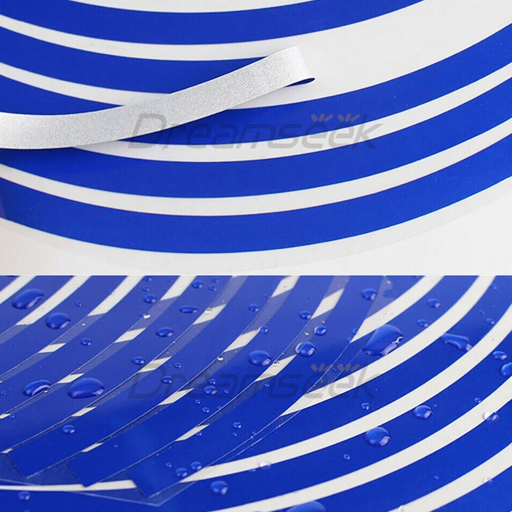 Reflective Strip Decal Sticker for 18” Wheel Rim Car Motorcycle customize color