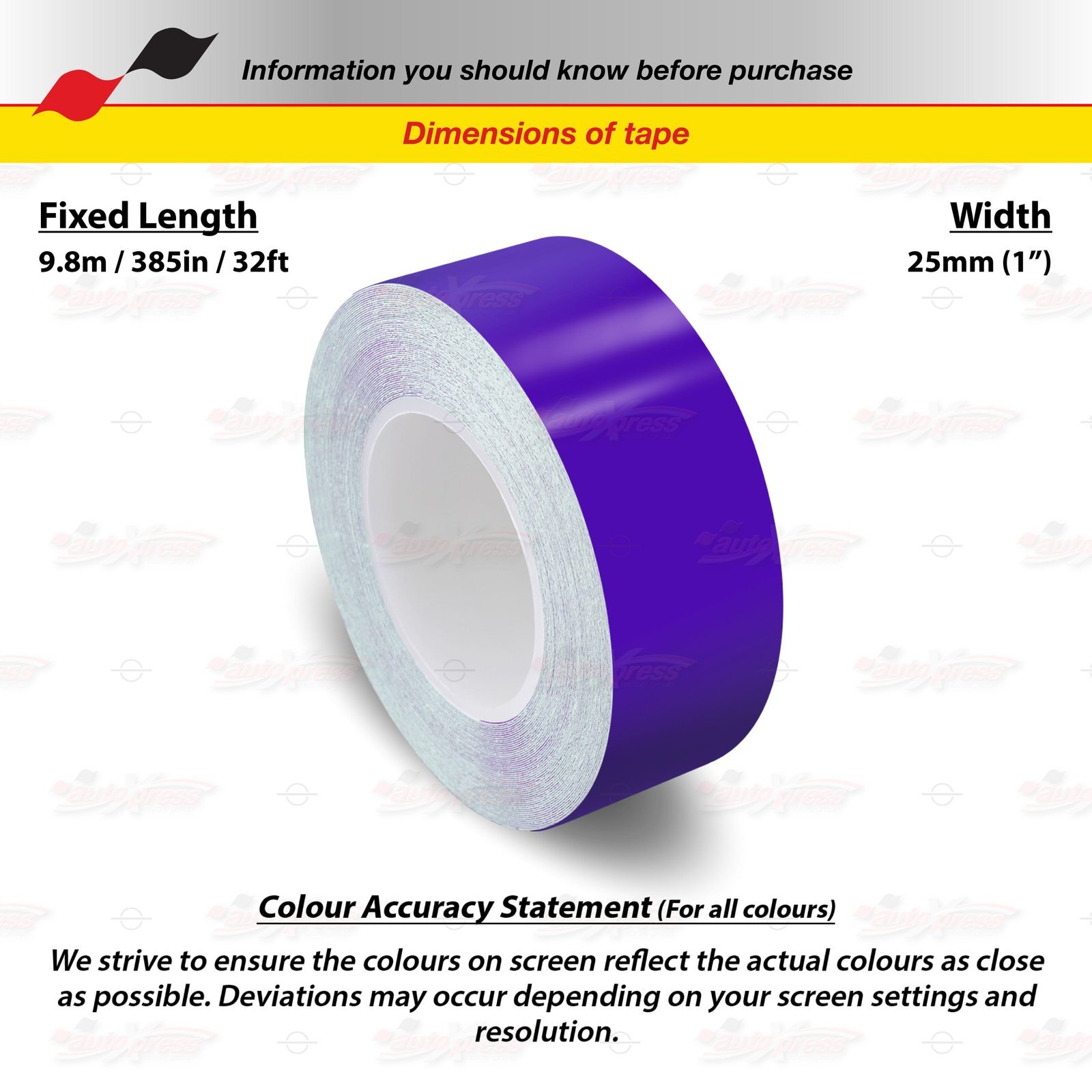 PURPLE-BLUE 1″ 25mm Roll PIN STRIPE Car Striping Line TAPE Decal Vinyl Sticker
