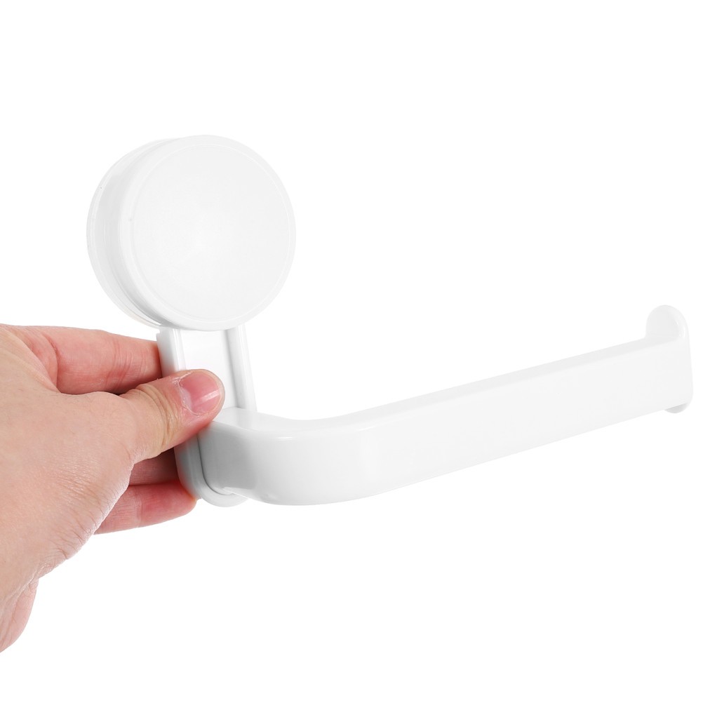 Suction Cup Paper Roll Holder for Bathroom Wall Mount Towel Rack Design