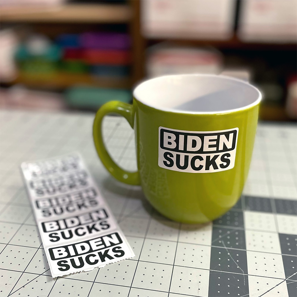 BIDEN SUCKS Political Stickers Fck Joe Decals Election Prank Gag Kamala 50 Pack