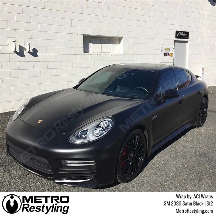 5×100 Genuine 3M 2080 Black Vinyl Vehicle Wrap Car 