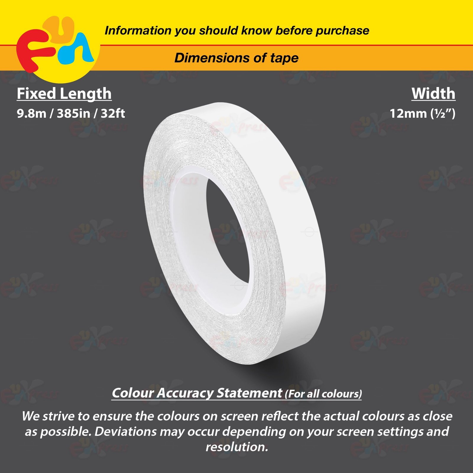 GLOSS WHITE 1/2″ 12mm PIN STRIPE Car Model Streamline TAPE Decal Vinyl Sticker