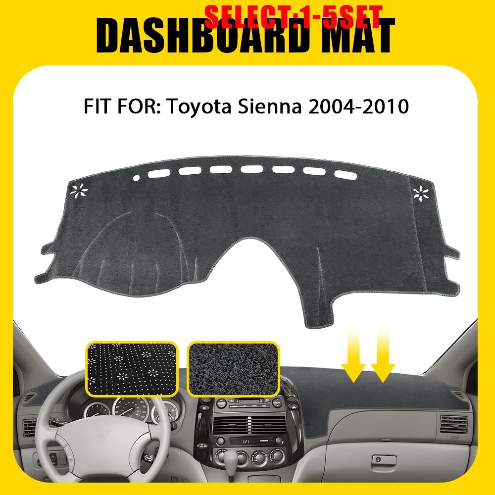 Dashboard DashMat Custom Dash Cover for 2004-2010 Toyota Sienna 1-5X