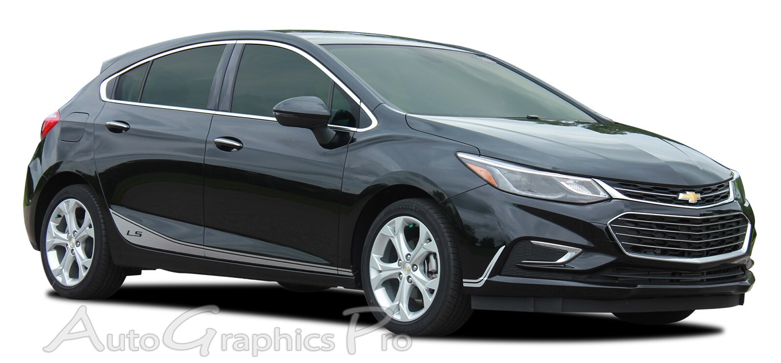 2016-2019 Chevy Cruze SPAN Stripes Rocker Decals 3M Vinyl Graphic Door Kit