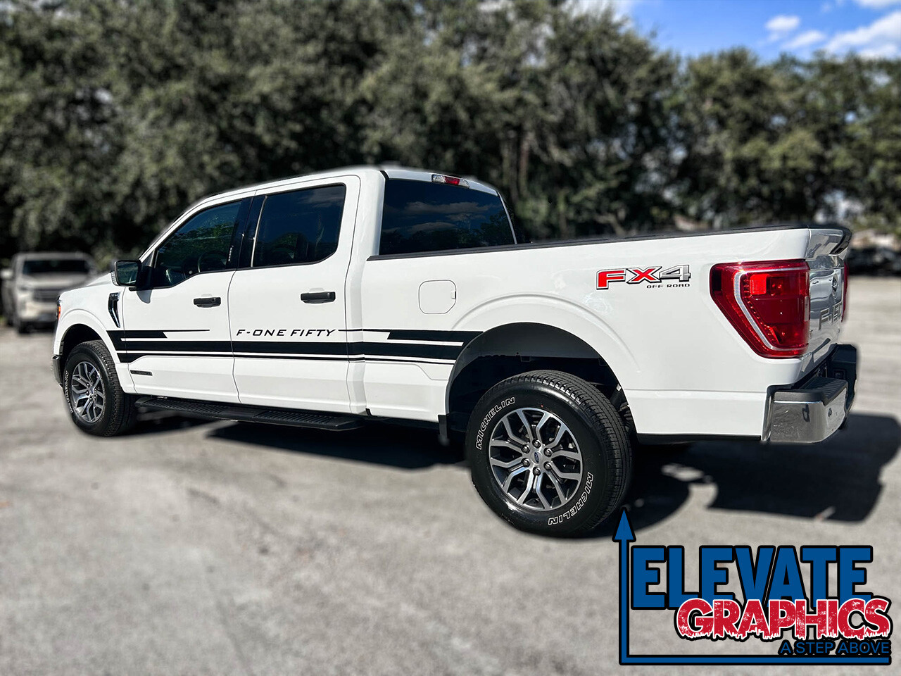 2021-2024 For Ford F150 Decals Side Race Stripes Vinyl 3M Stickers Graphics