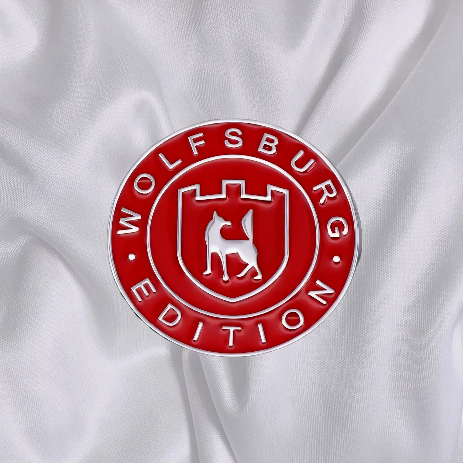 1x Metal Multiple colors For Wolfsburg Edition Trunk Fender Emblem Badge Sticker