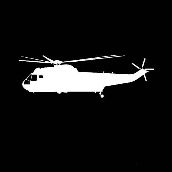 SH-3 H-3 Sea King Helicopter Sticker
