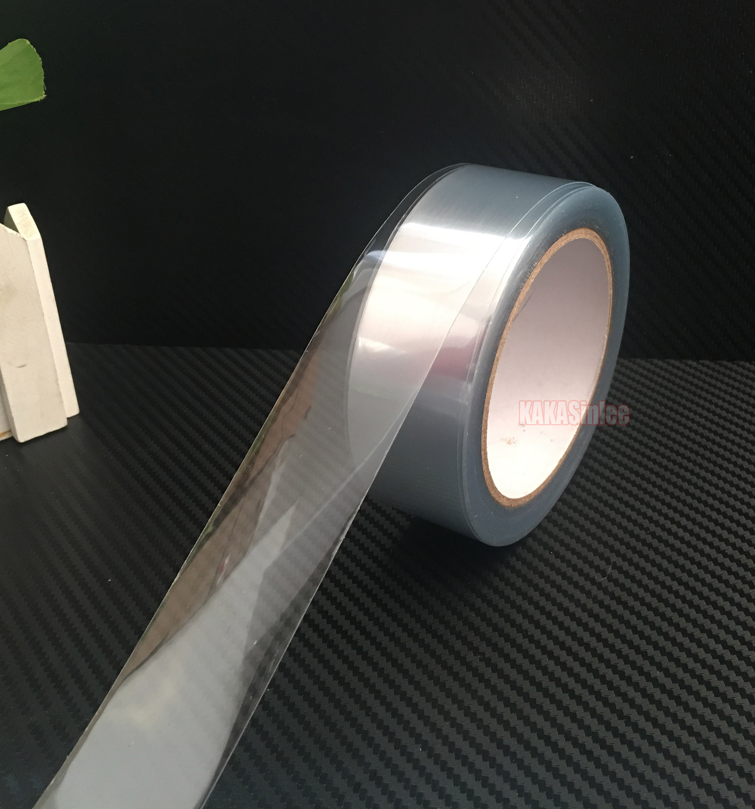 1.2″ Wide – Glossy Invisible Clear Car Paint Protective Film Vinyl Wrap Tape CF