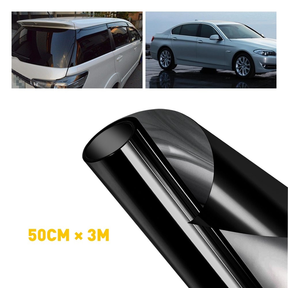 US 10′ Uncut Roll Window Tint Film 5% VLT 15% 25% 35% Car Home Office Glass Tool