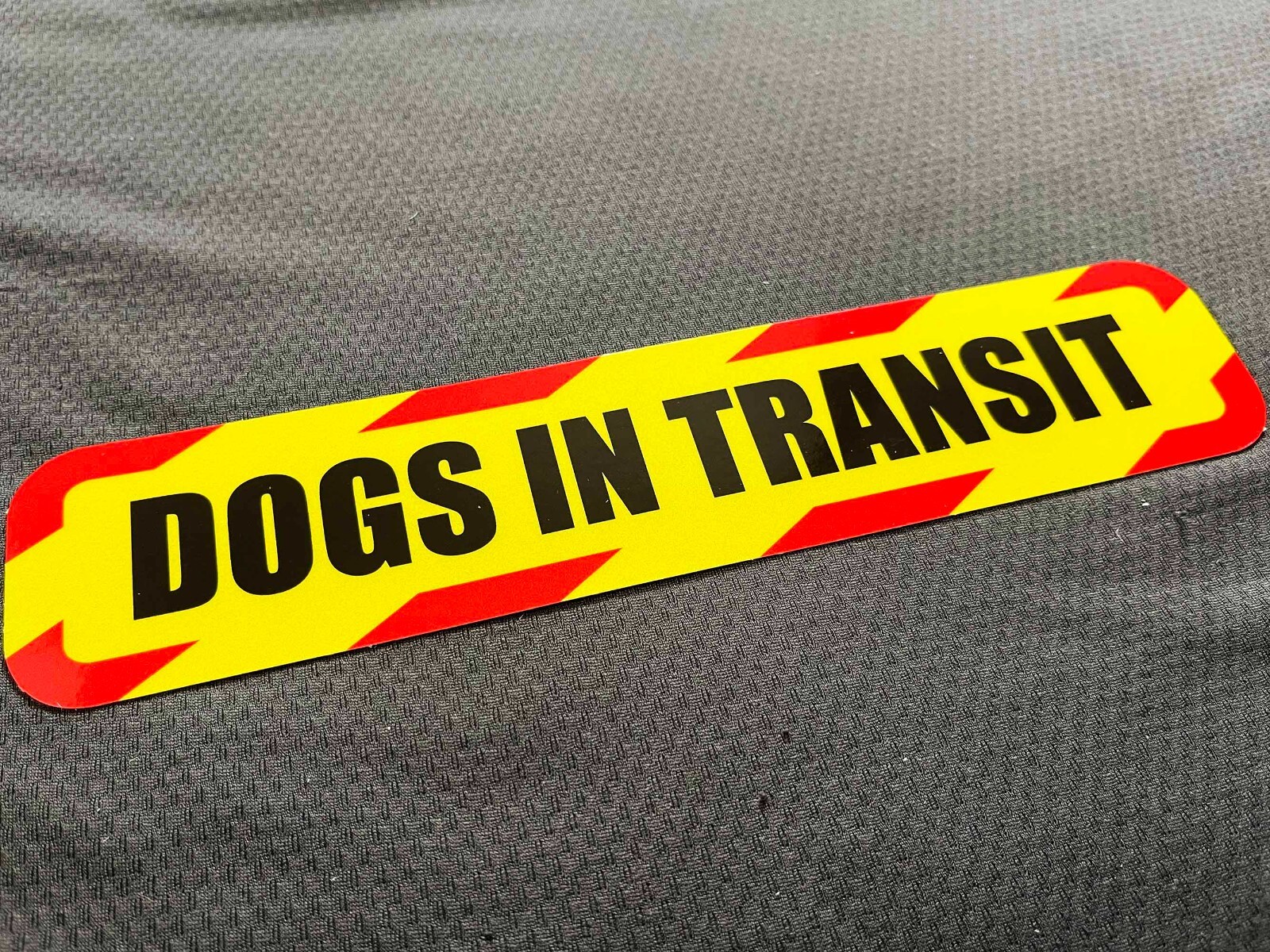Reflective 30cm DOGS IN TRANSIT CHEVRON Car Van Pickup Truck Stickers Reflector