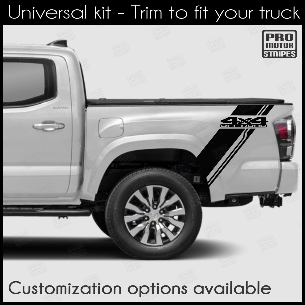 Bed Box Side Stripes Decals For Ford F-150 F150 XL XLT Lariat Raptor Maverick