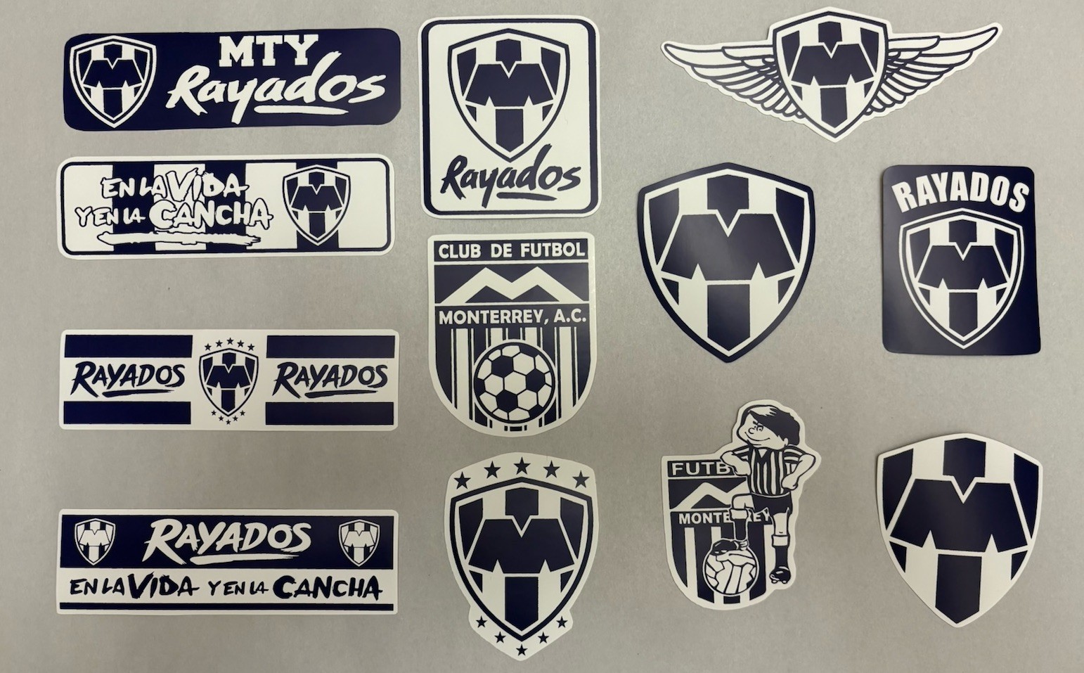 Rayados Monterrey Soccer Sticker Decal Liga MX Futbol Calcomania -YOU CHOOSE 1 –