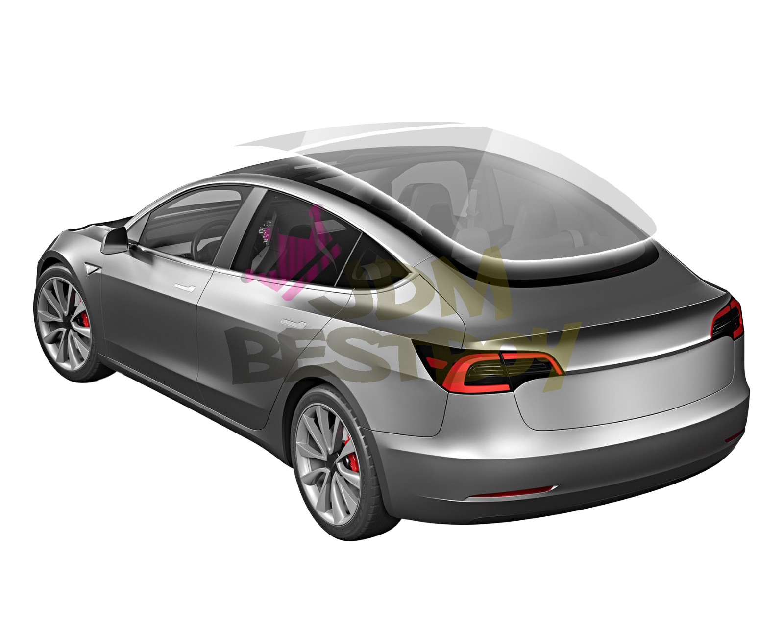TPU Essmo Security Clear Glass Car Auto Sunroof VLT70% UV99% Windshield Sunshade