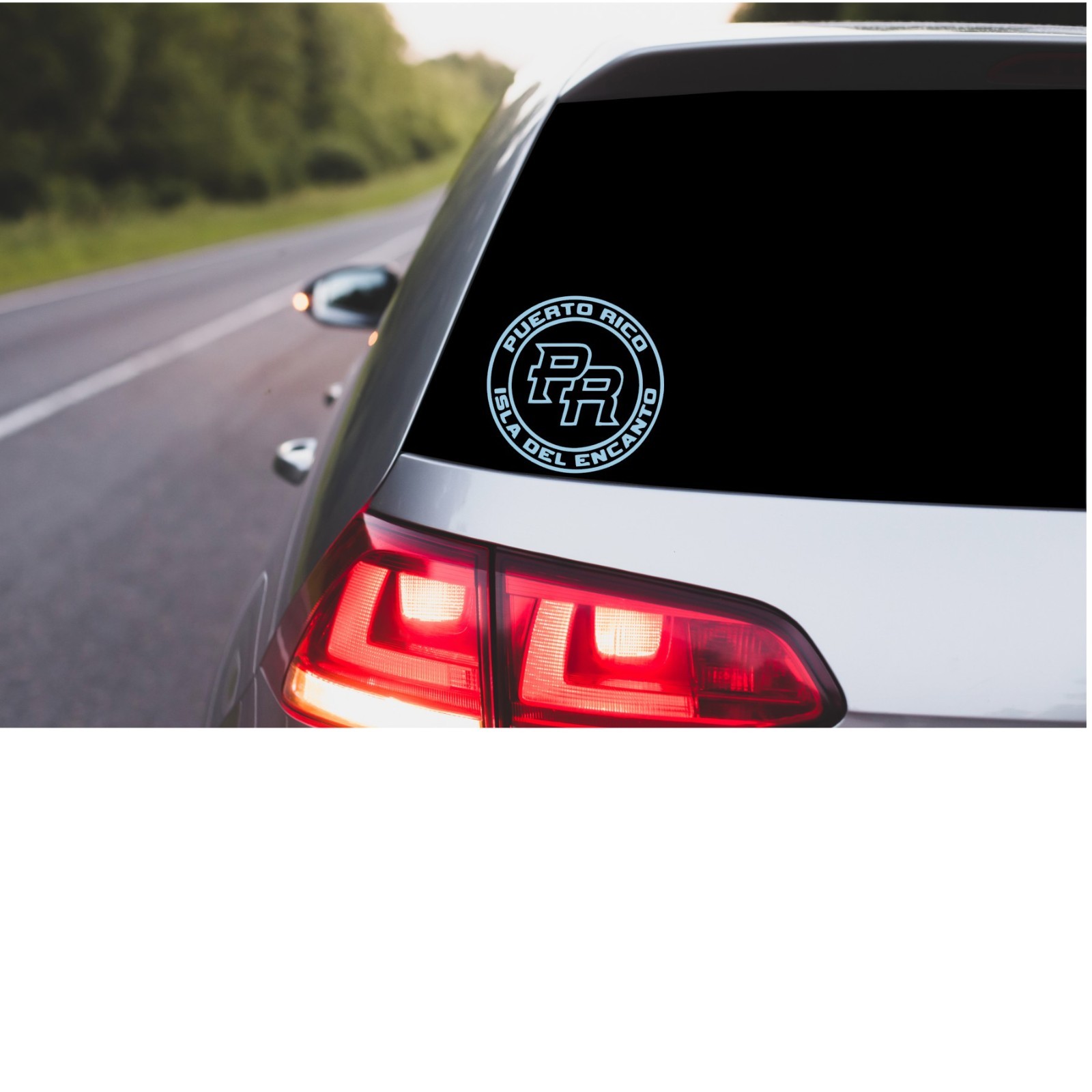 Puerto Rico Isla Del Encanto Car Sticker Vinyl Decal