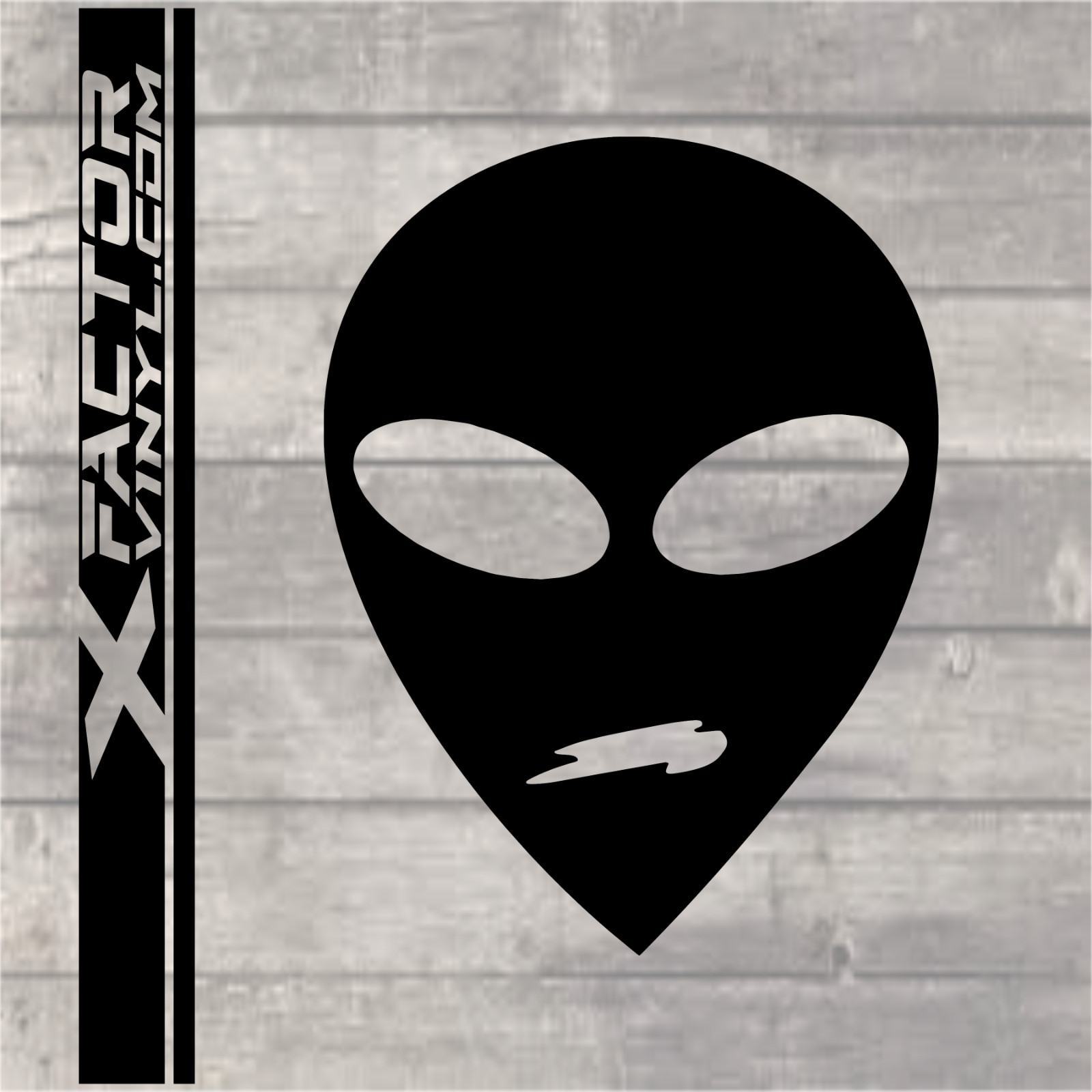 Angry Alien head vinyl Dicut decal sticker UFO area 51 5 sizes 15 colors! FRESHP