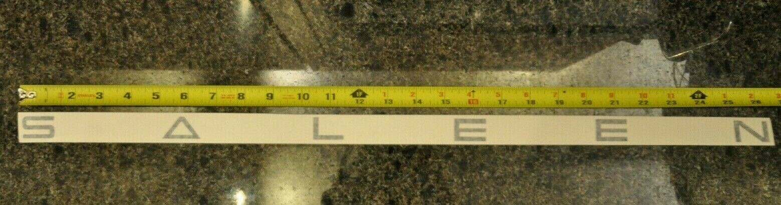 1=SALEEN DOOR LETTER 99-04 BLACK decal oem orig