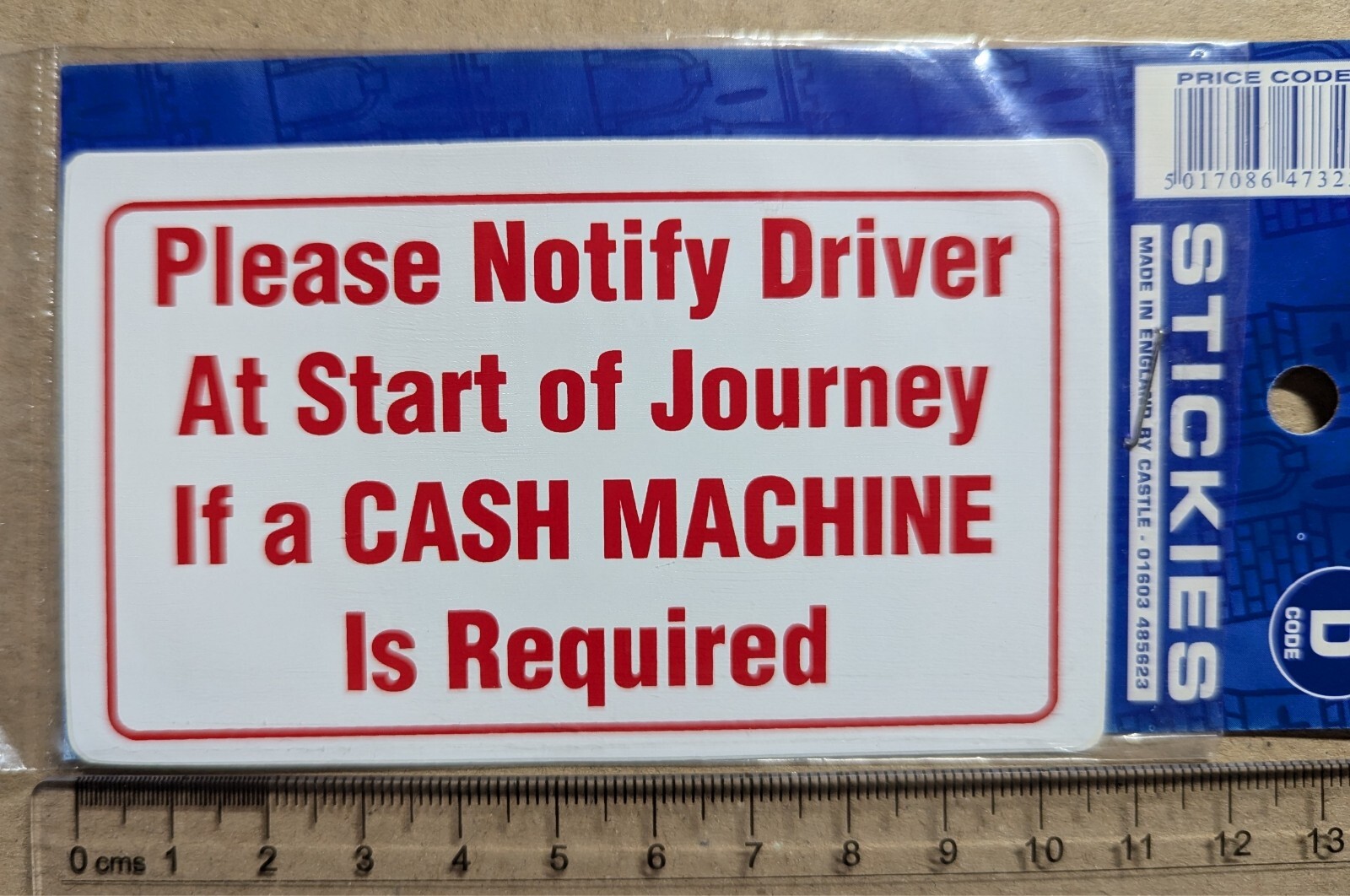 Taxi Cash Machine Request Route Sign Emblem Car Van Vinyl Bumper Sticker Decal
