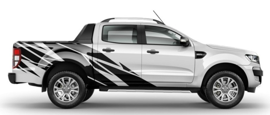 LDV Half Side Decal Kit Premium Air Release Vinyl Both Sides