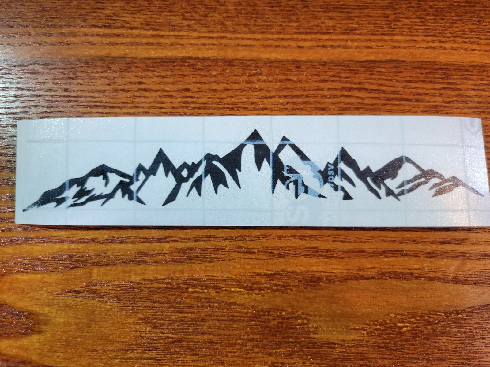 MOUNTAIN RANGE LANDSCAPE SCENE Vinyl Decal -Sticker for Car Truck