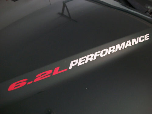 2pcs 6.2L Performance – Hood or Side stickers Decals Great For Truck