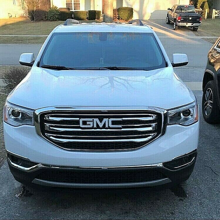 Precut DECALS for 2020 2021 2022 2023 GMC ACADIA Emblem Overlay Set