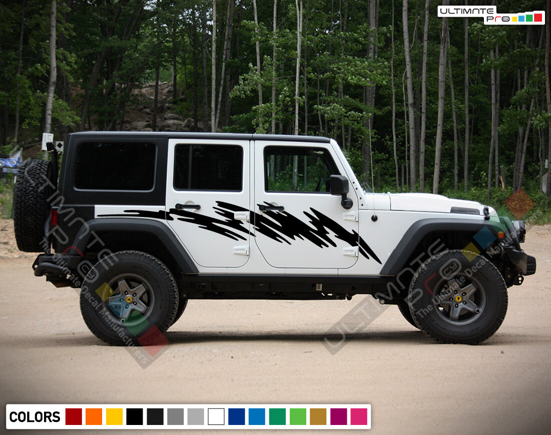 Decal For Jeep Wrangler JK JL Rubicon Sahara Willys Sport graphics design 2023