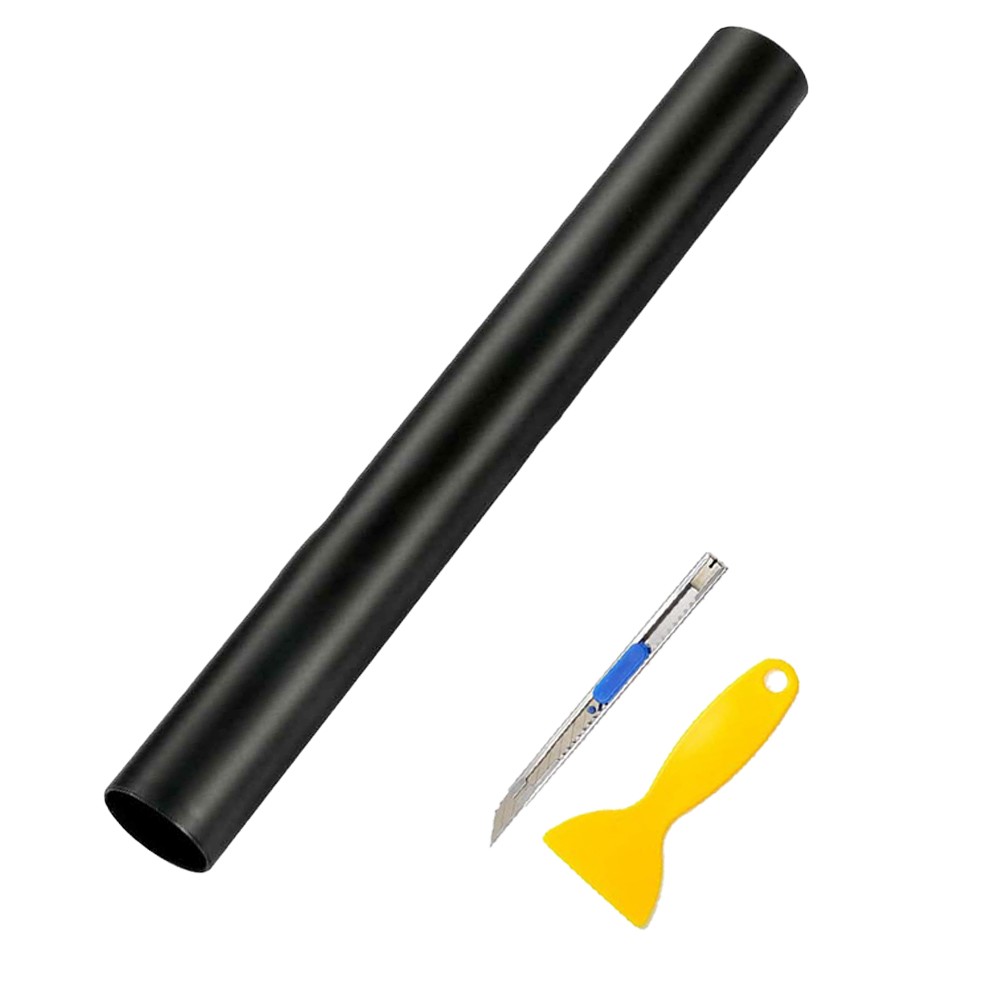 Headlight Taillight Tint Film Vinyl 12″x72″ Gloss Dark Black DIY Front Rear 1-10