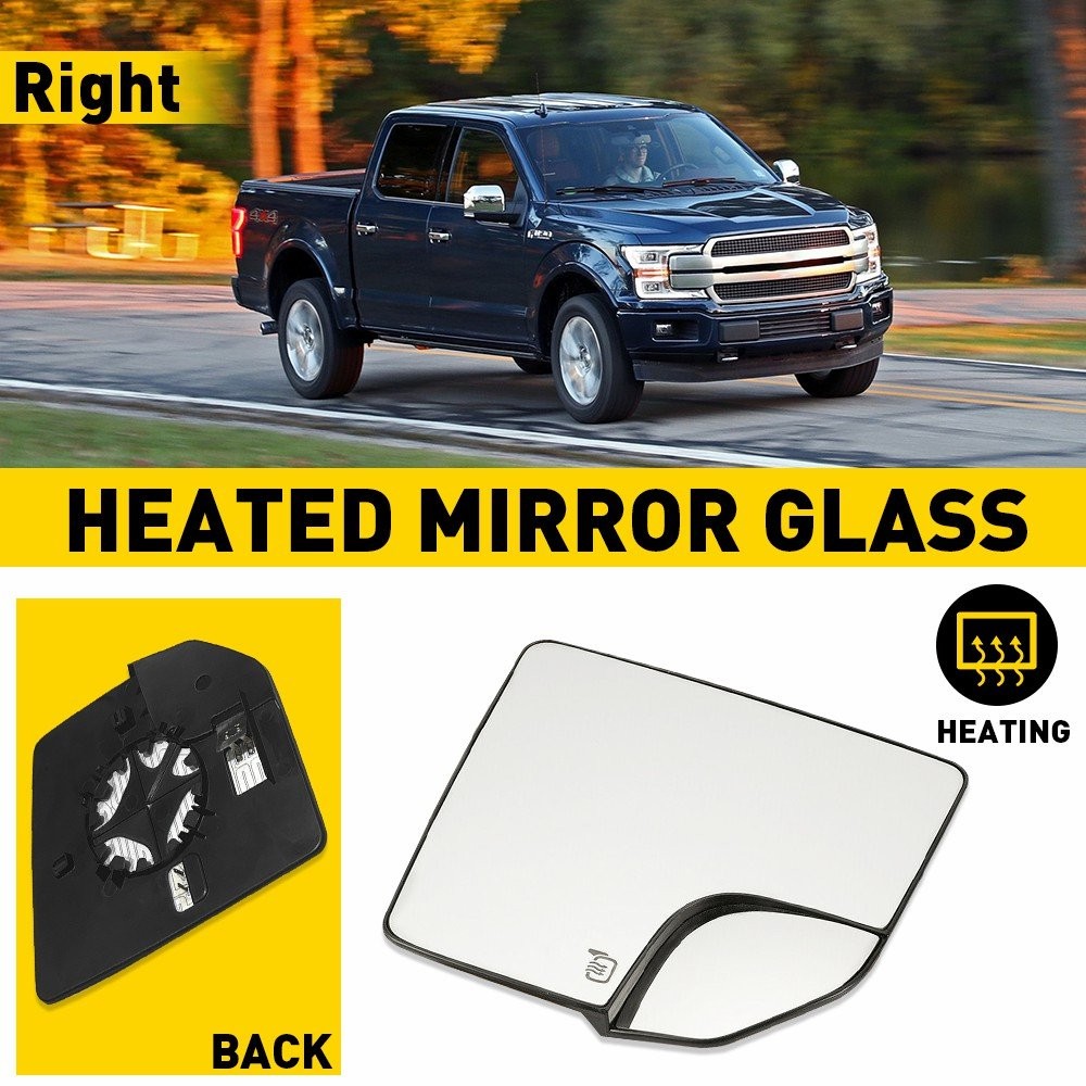 1/2Set RIGHT PASSENGER GLASS MIRROR SIDE REPLACEMENT FOR FORD 2015-2020 F150 PIC