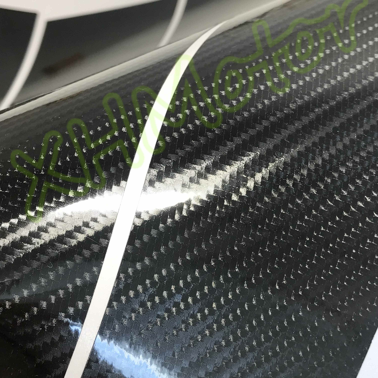 Carbon Fiber Pattern Car Door Window Pillar Trim Sticker Fit Dodge Charger 11-21
