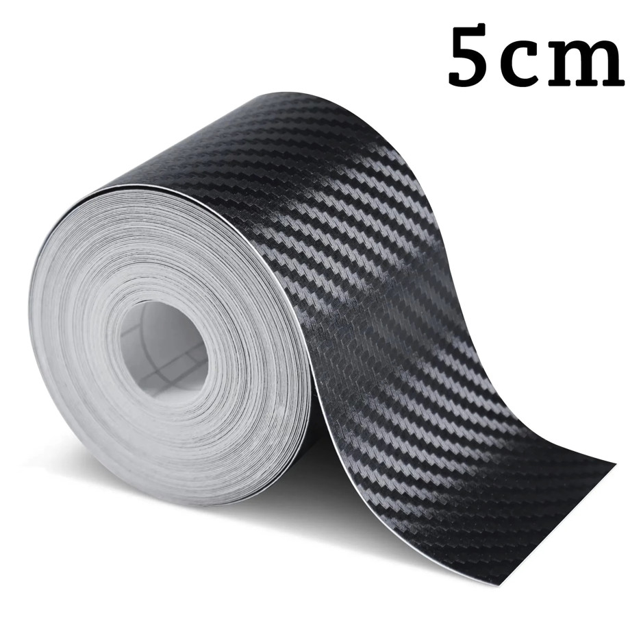 1pc 5M Nano Carbon Fiber Car Protection Tape Anti Scratch Film Strip – NEW