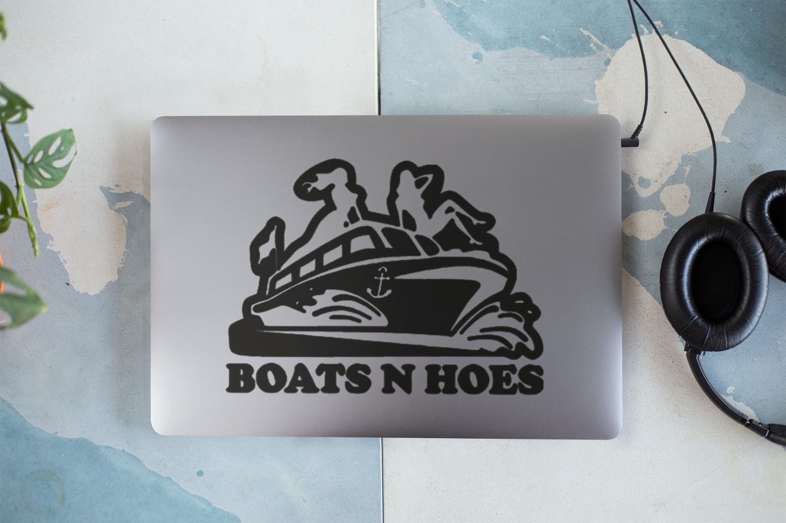 Boats and Hoes Boat Decal Graphic Car Window Auto Truck Trailer Sticker