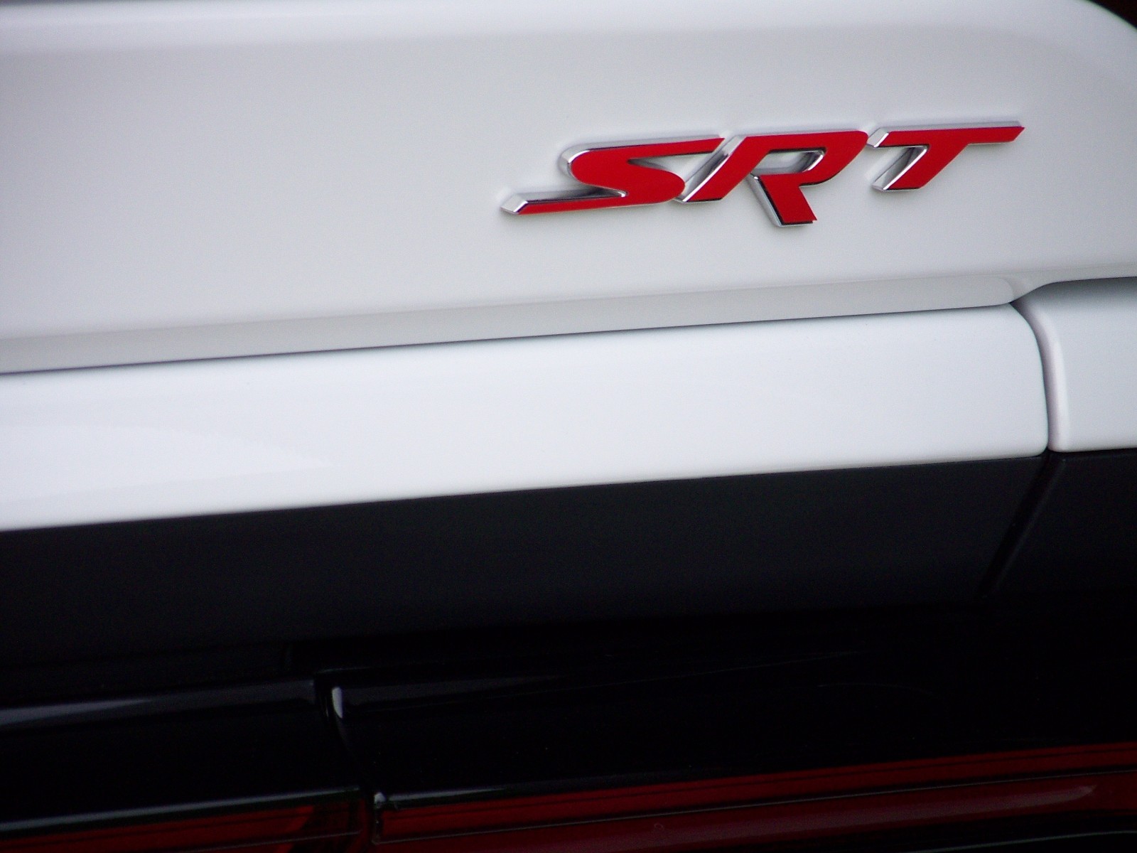 SRT Front Rear Emblem Overlay Decals Stickers – 2015-2016 Challenger SRT HELLCAT
