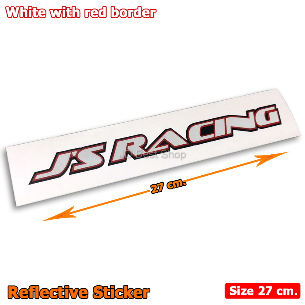 J’s Racing JDM Sticker Reflective Diecut Vinyl Style Japan All Car Racing Sports